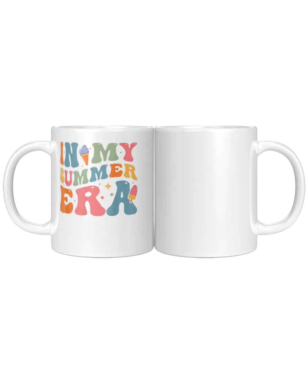In My Summer Era Happy Last Day Of School Teacher Kids White Mug white 11oz