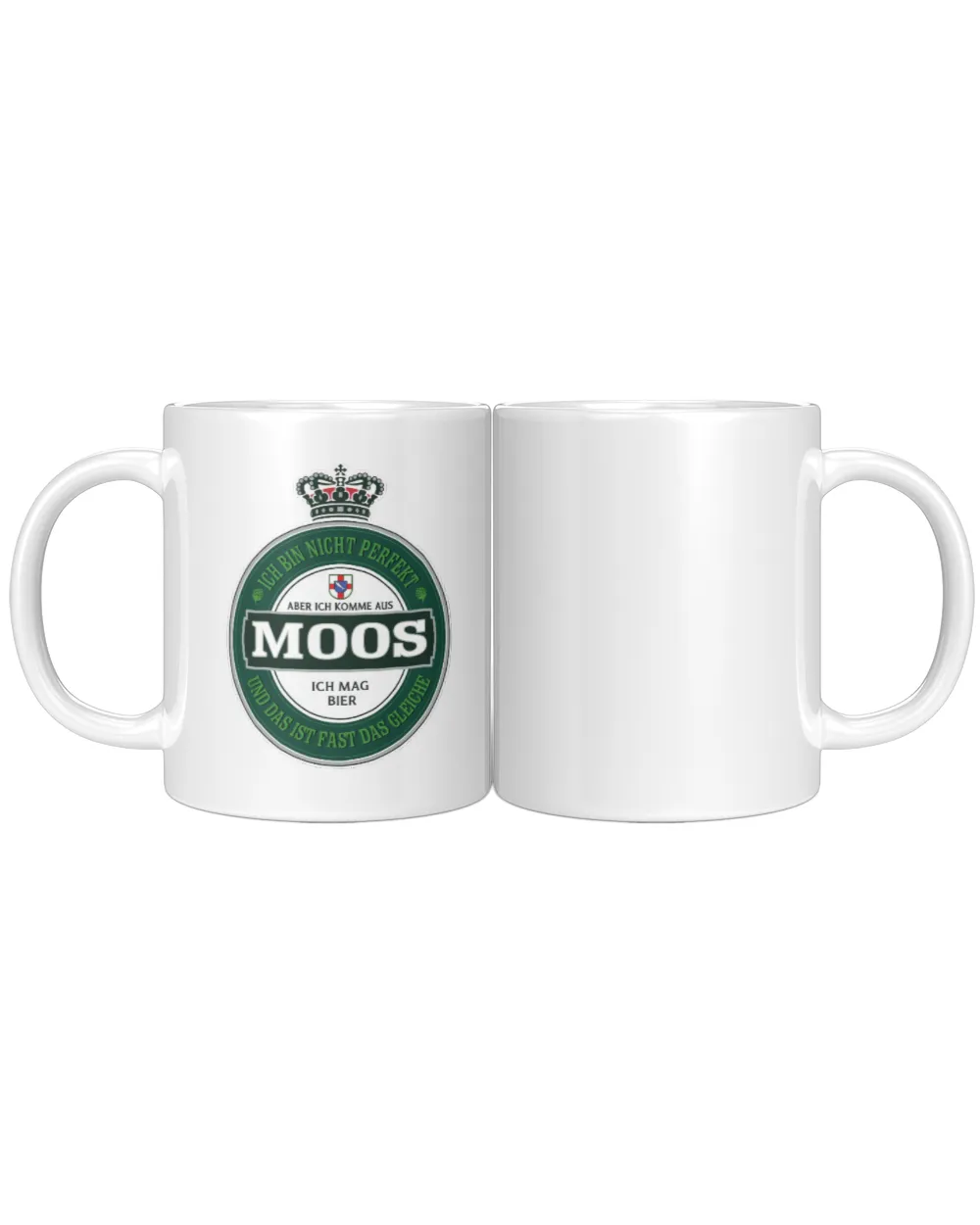 MOOS White Mug white 11oz