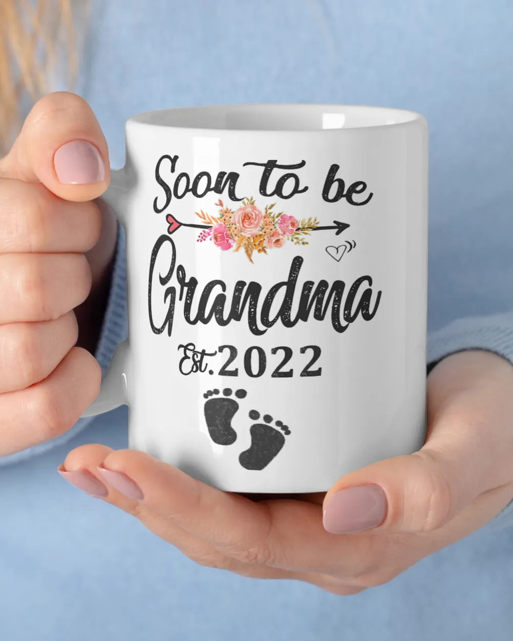 Womens Soon to be Grandma 2022 Mother's Day First Time Grandma T-Shirt