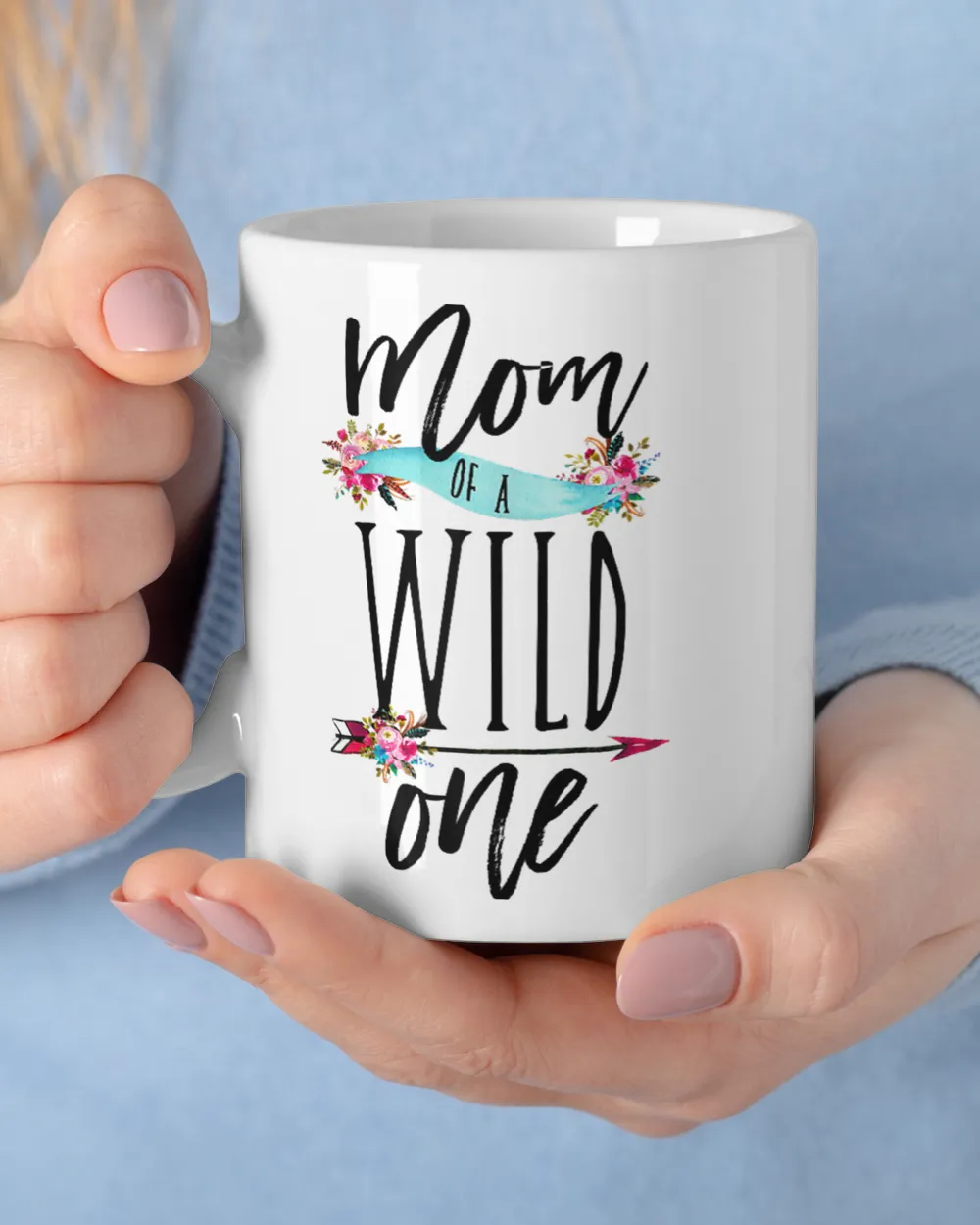 Womens Mom of a Wild One Mommy Party T-Shirt