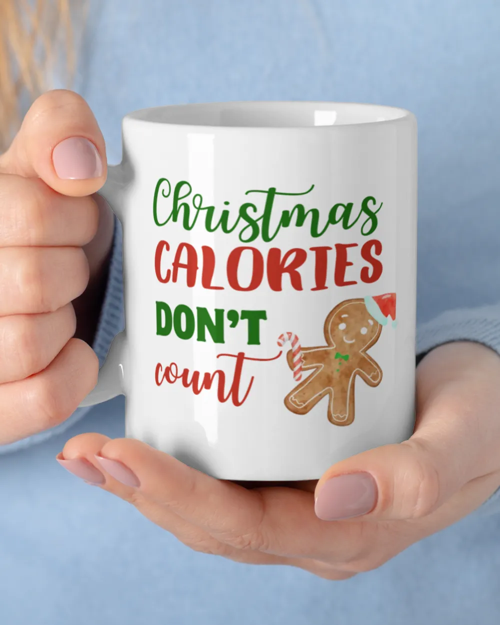 Christmas Calories don't Count Mug White Mug white 11oz