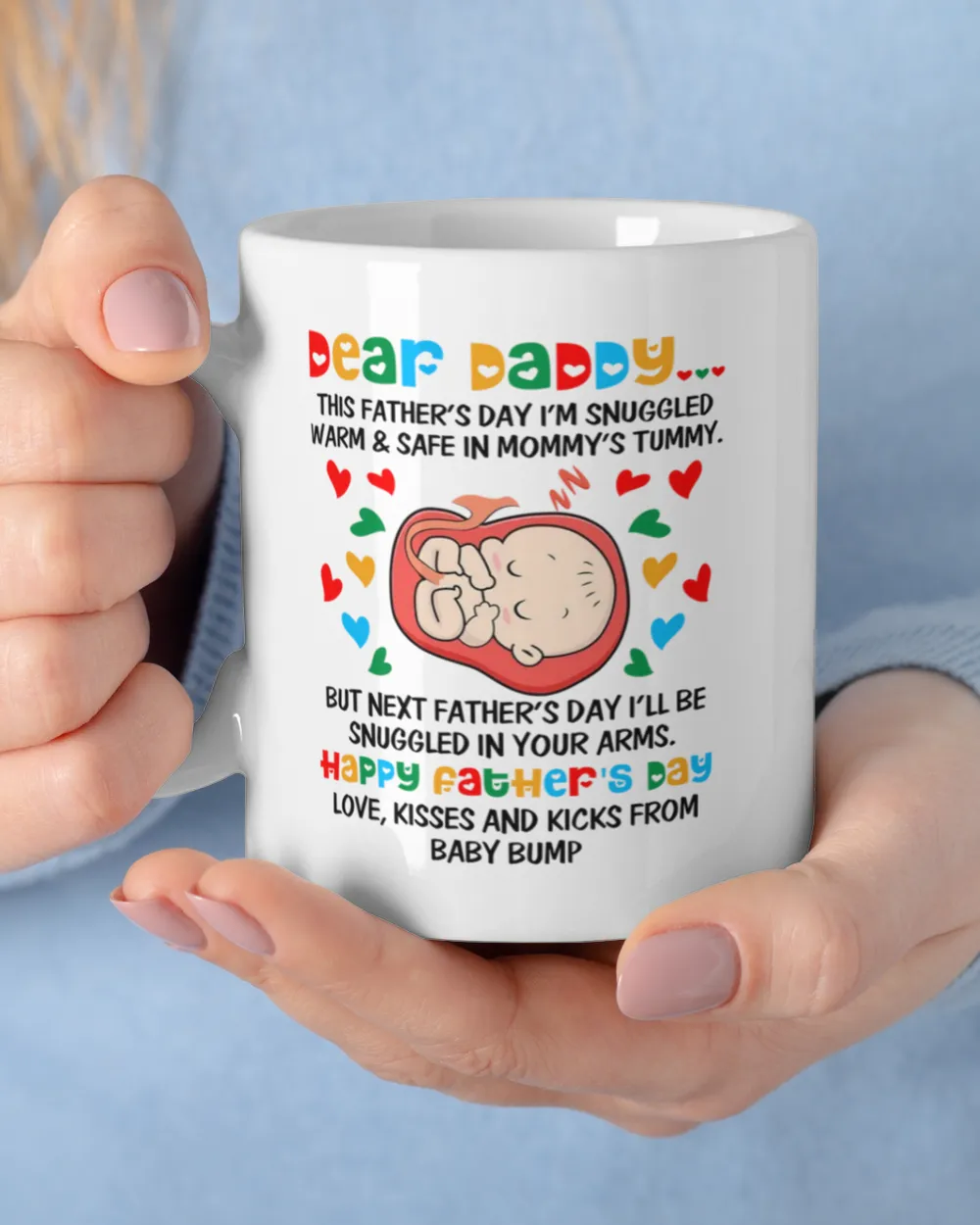 Dear Daddy Happy Father's Day Daddy Gift Mug