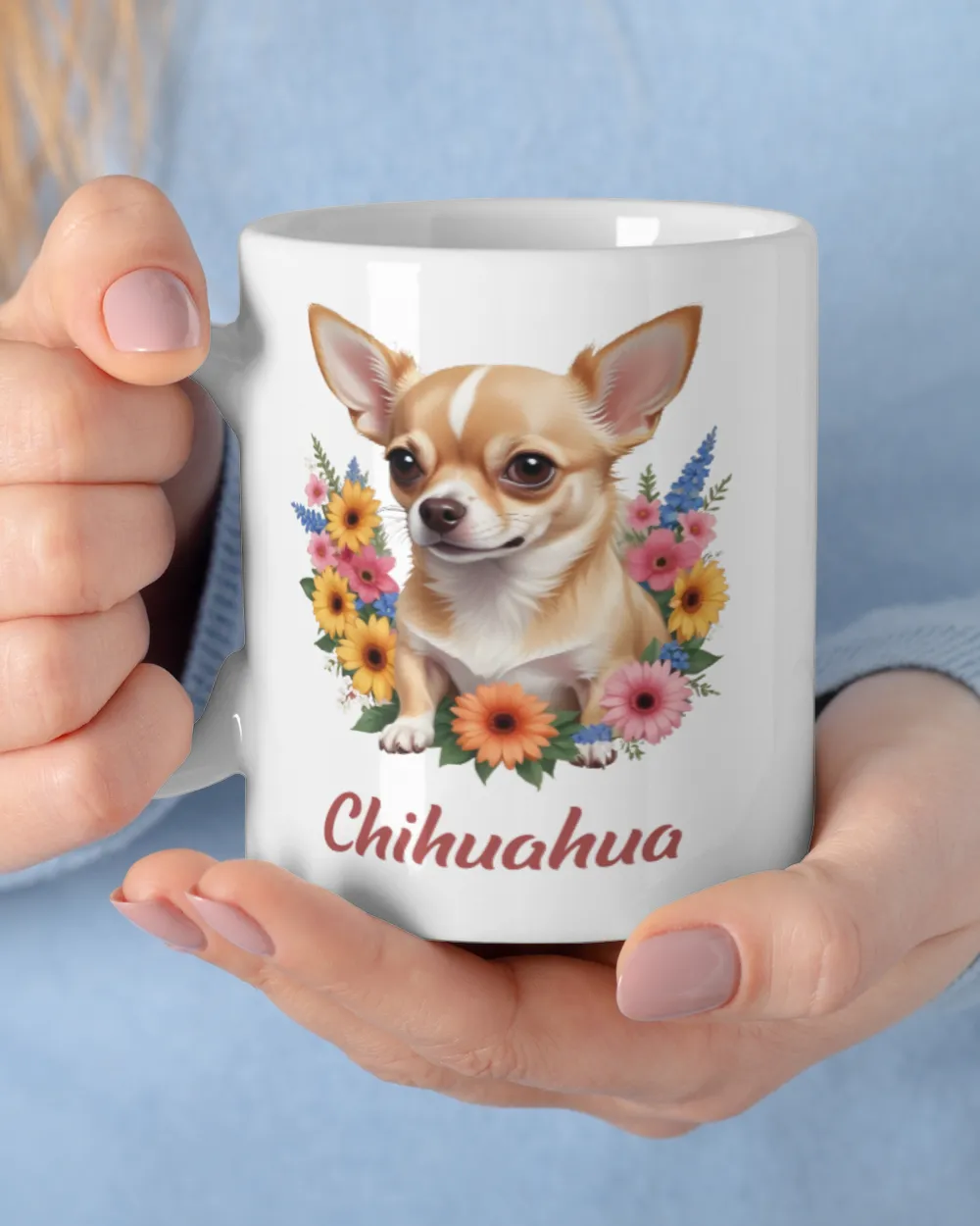 Looking for a unique T-shirt Chihuahua White Mug white 11oz
