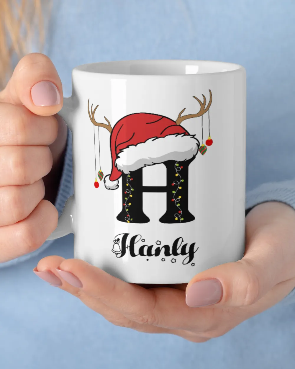 HANLY Christmas White Mug white 11oz