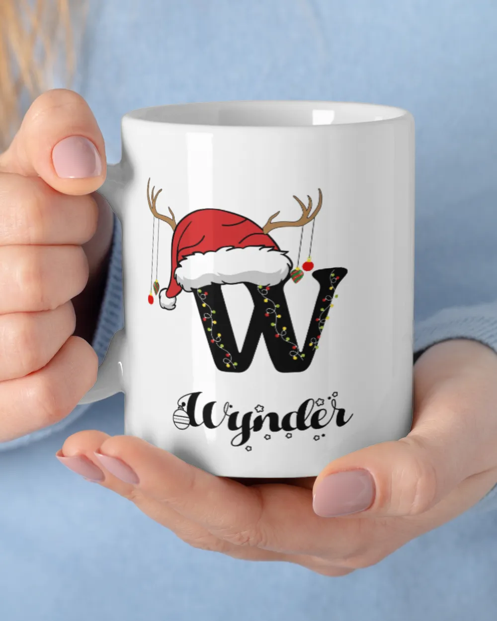 WYNDER Christmas White Mug white 11oz