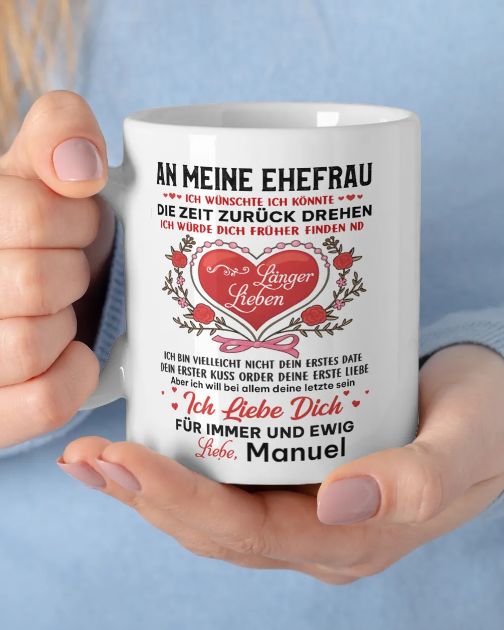 AN MEINE EHEFRAU White Mug white 11oz