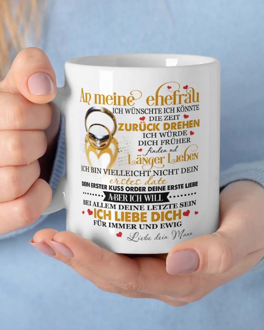 An meine Ehefrau White Mug white 11oz