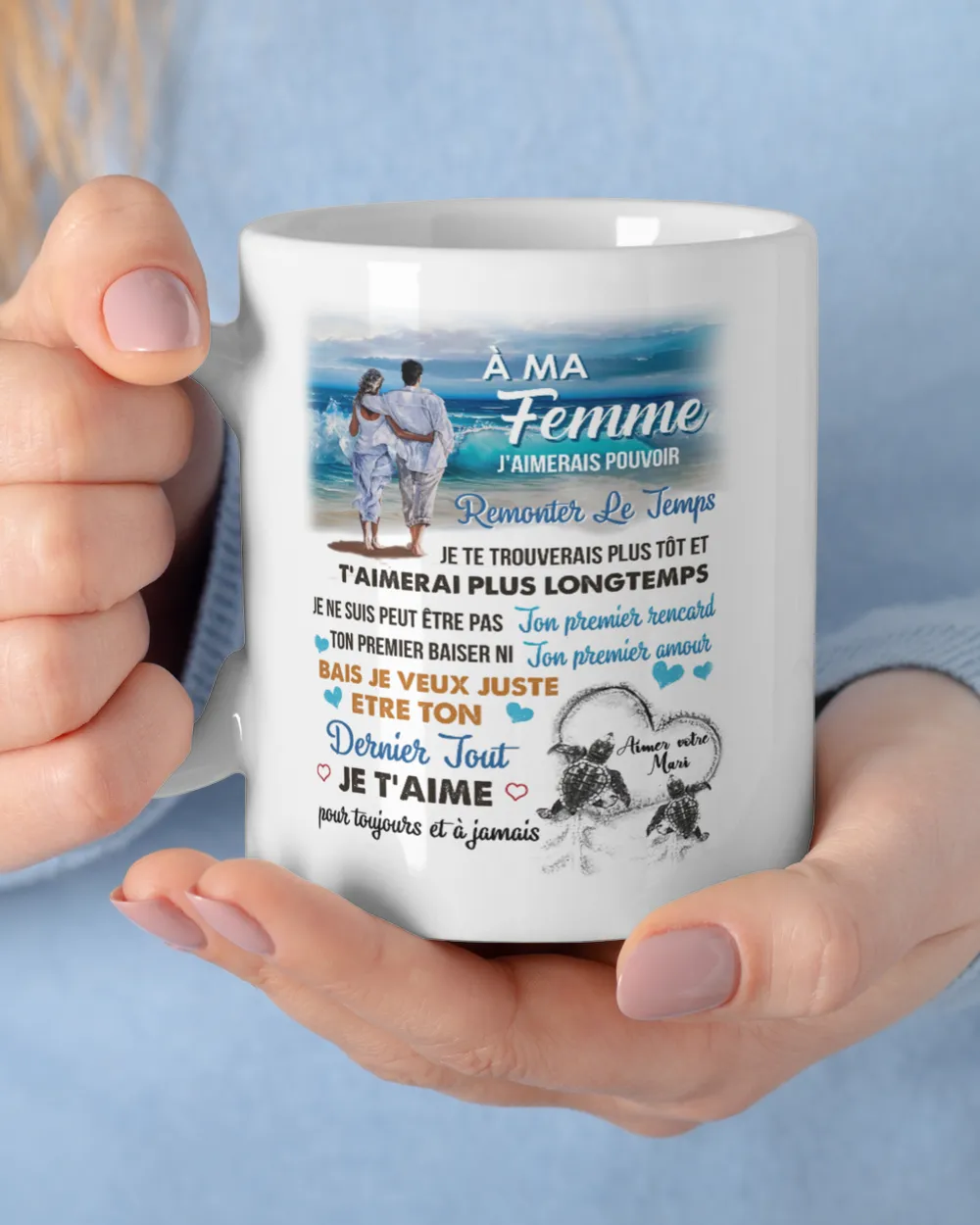 A ma femme White Mug white 11oz