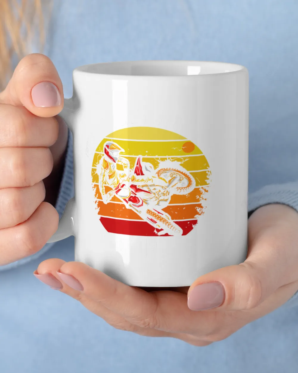 Fear Doesn't Stop Death Mug White Mug white 11oz