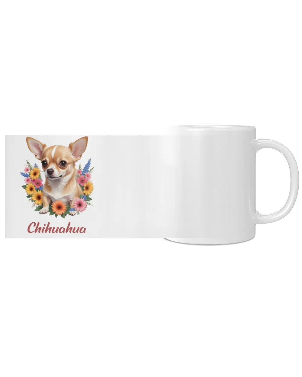 Looking for a unique T-shirt Chihuahua White Mug white 11oz