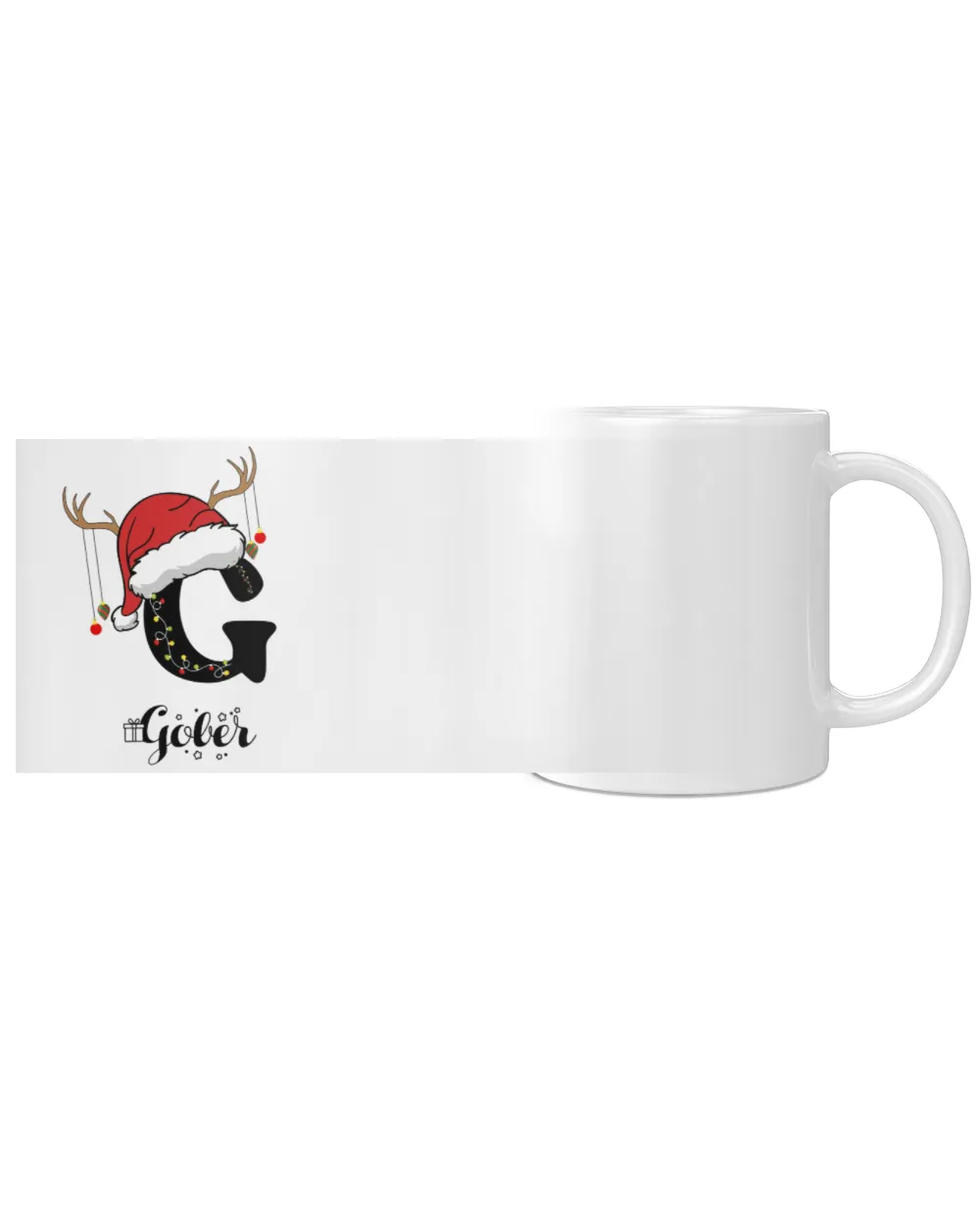 GOBER Christmas White Mug white 11oz