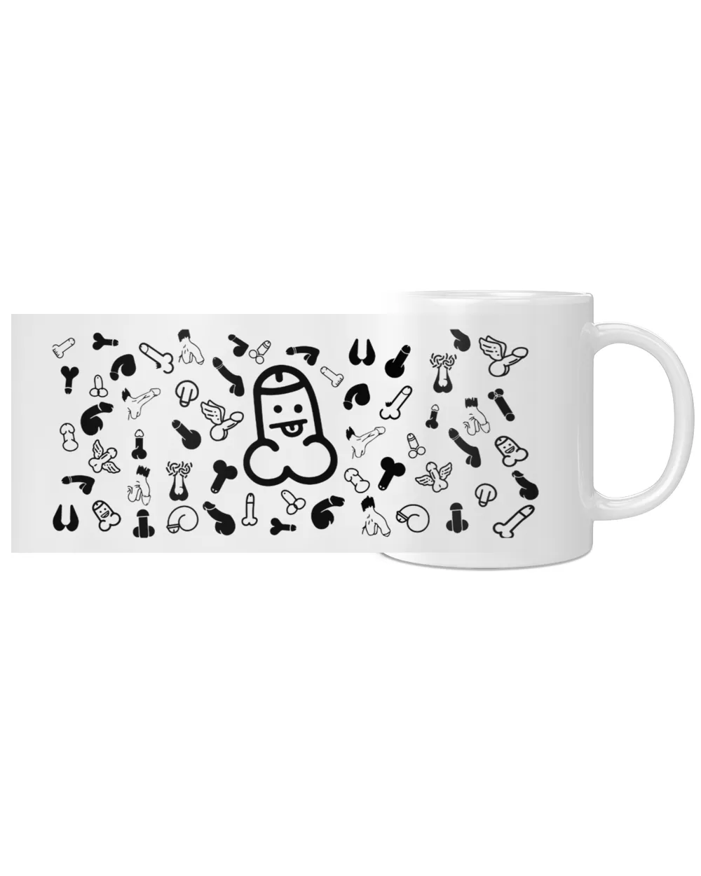 Willy Mug Sublimation Mug Template - Cricut Mug Press Sublimation Wrap White Mug white 11oz