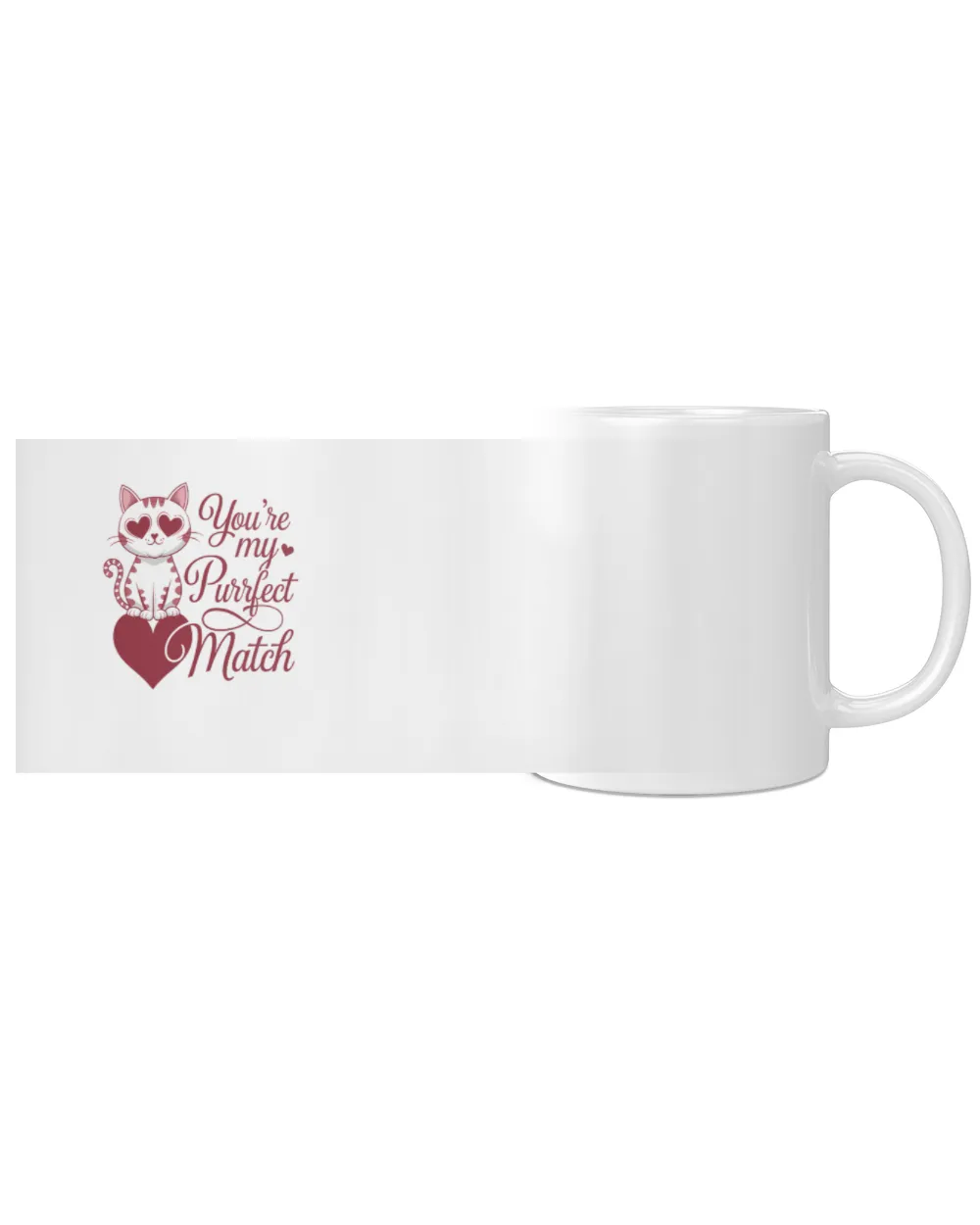 You Are My Purrfect Match Cat Valentine's Long Sleeve