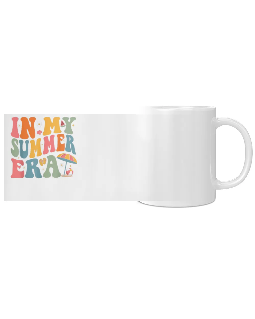 In My Summer Era Family Matching Vacation Hello Summer White Mug white 11oz