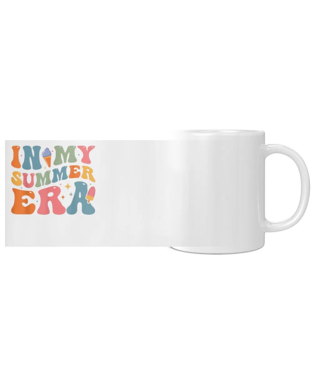 In My Summer Era Happy Last Day Of School Teacher Kids White Mug white 11oz