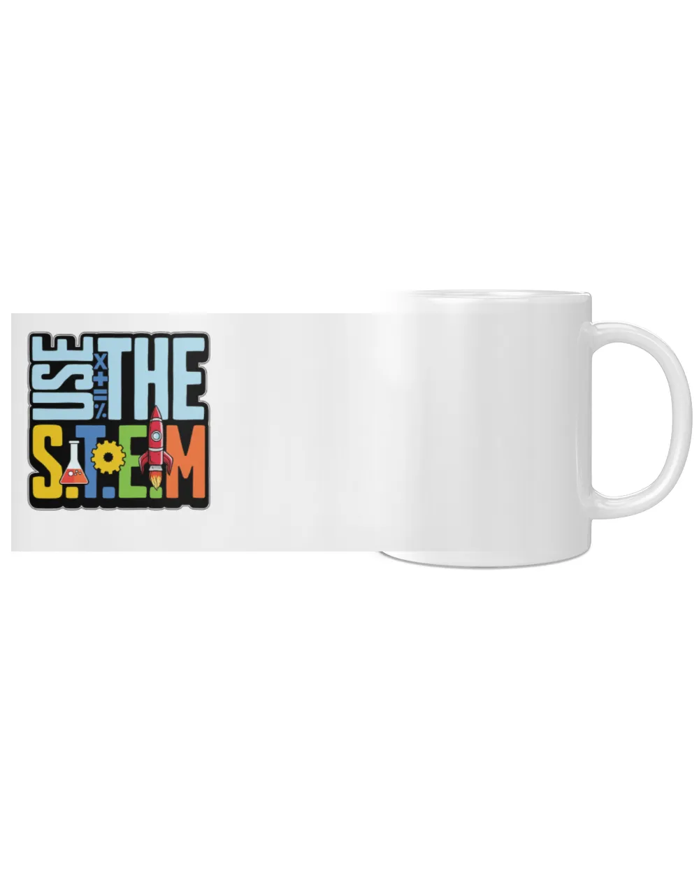 STEM Teacher Use The STEM Loves Computer Science White Mug white 11oz