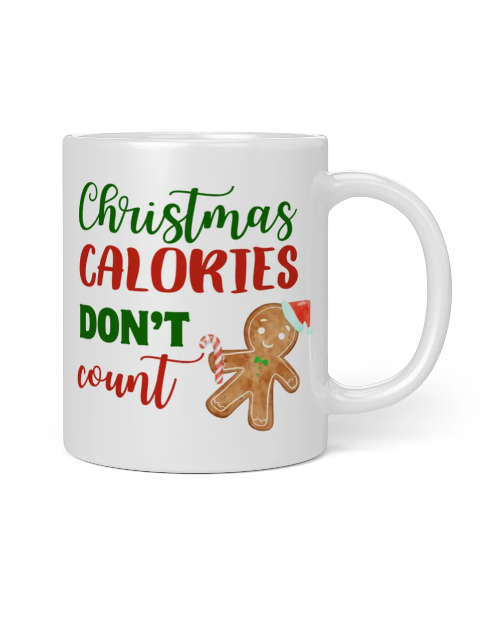 Christmas Calories don't Count Mug White Mug white 11oz