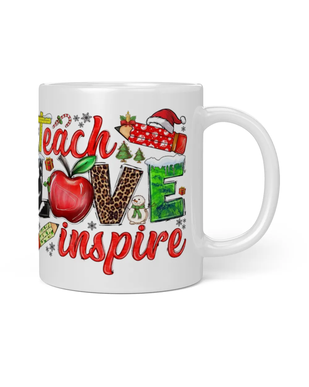 Teach Love Inspire Teacher Gift Mug