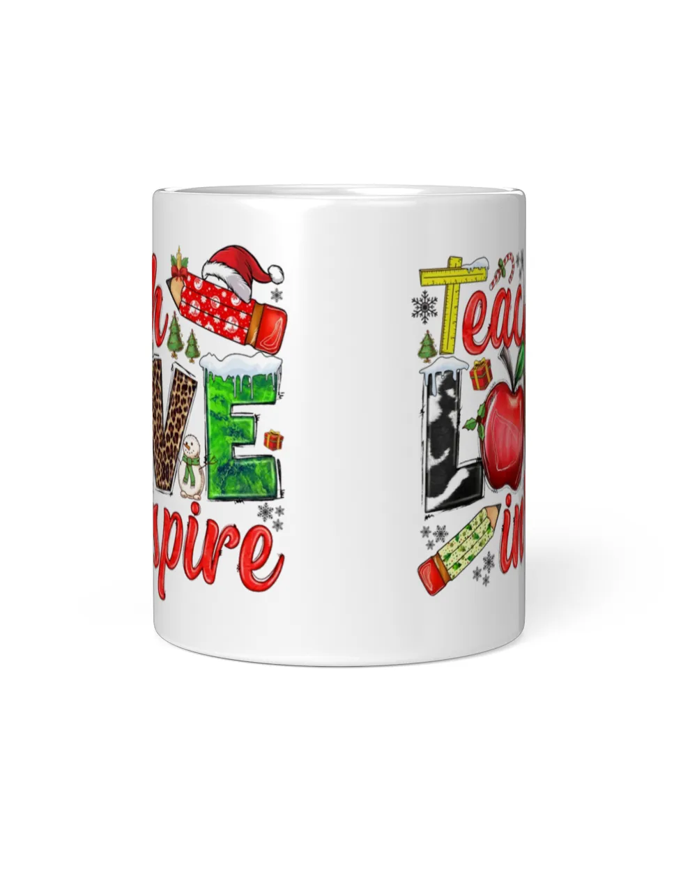 Teach Love Inspire Teacher Gift Mug