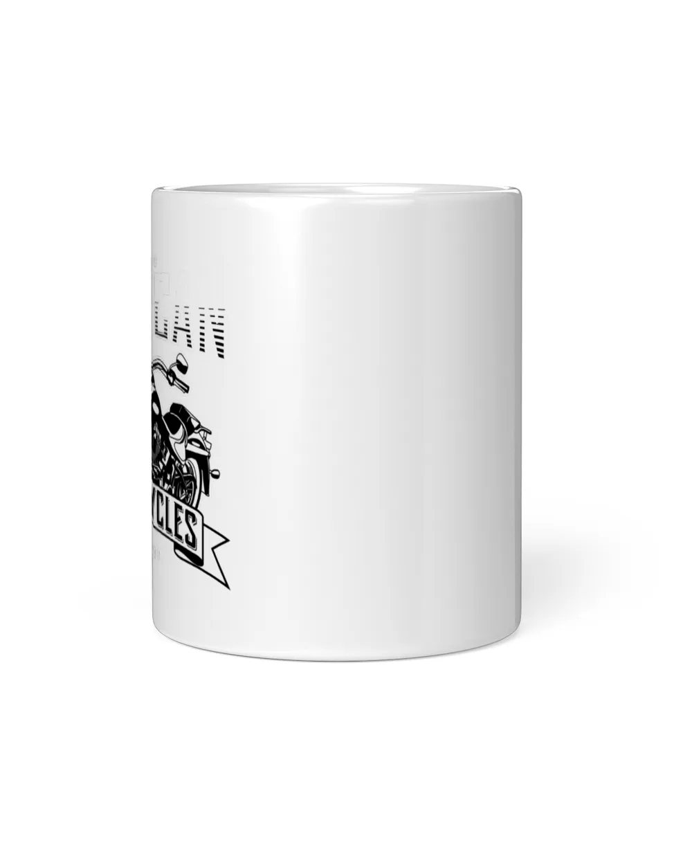 Iron Cafe Two Wheels Forever Mug White Mug white 11oz