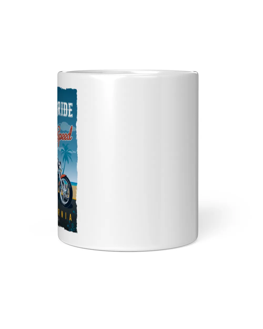 Motorcycles Born to Ride Love For Speed Mug White Mug white 11oz