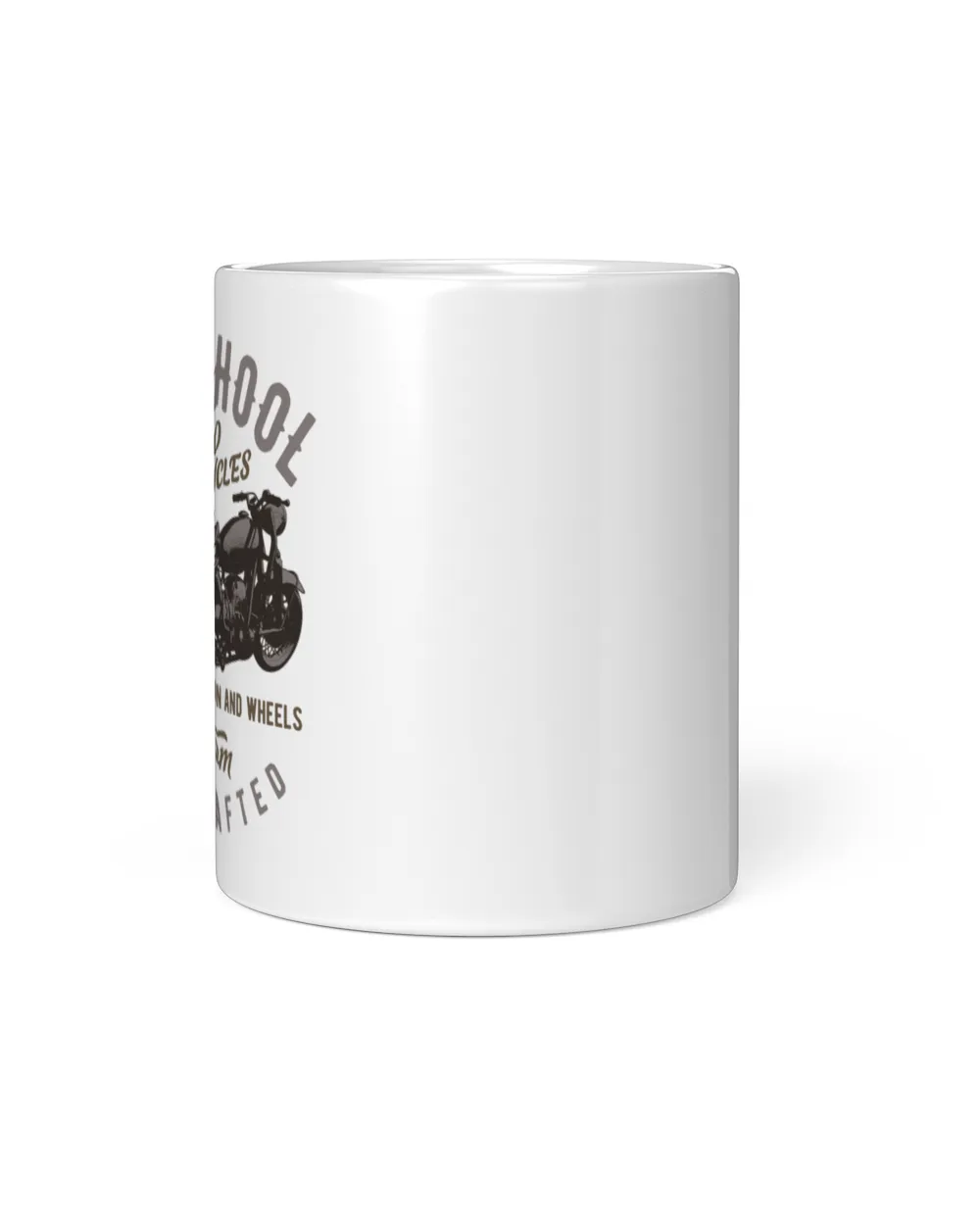 Old School Retro Motorcycles Custom Mug White Mug white 11oz