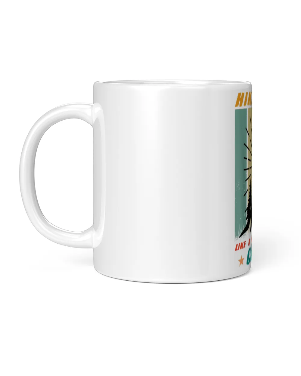 Hiking Father's Day Funny Hiking Dad Like A Regular Dad Hiking Magic Mug