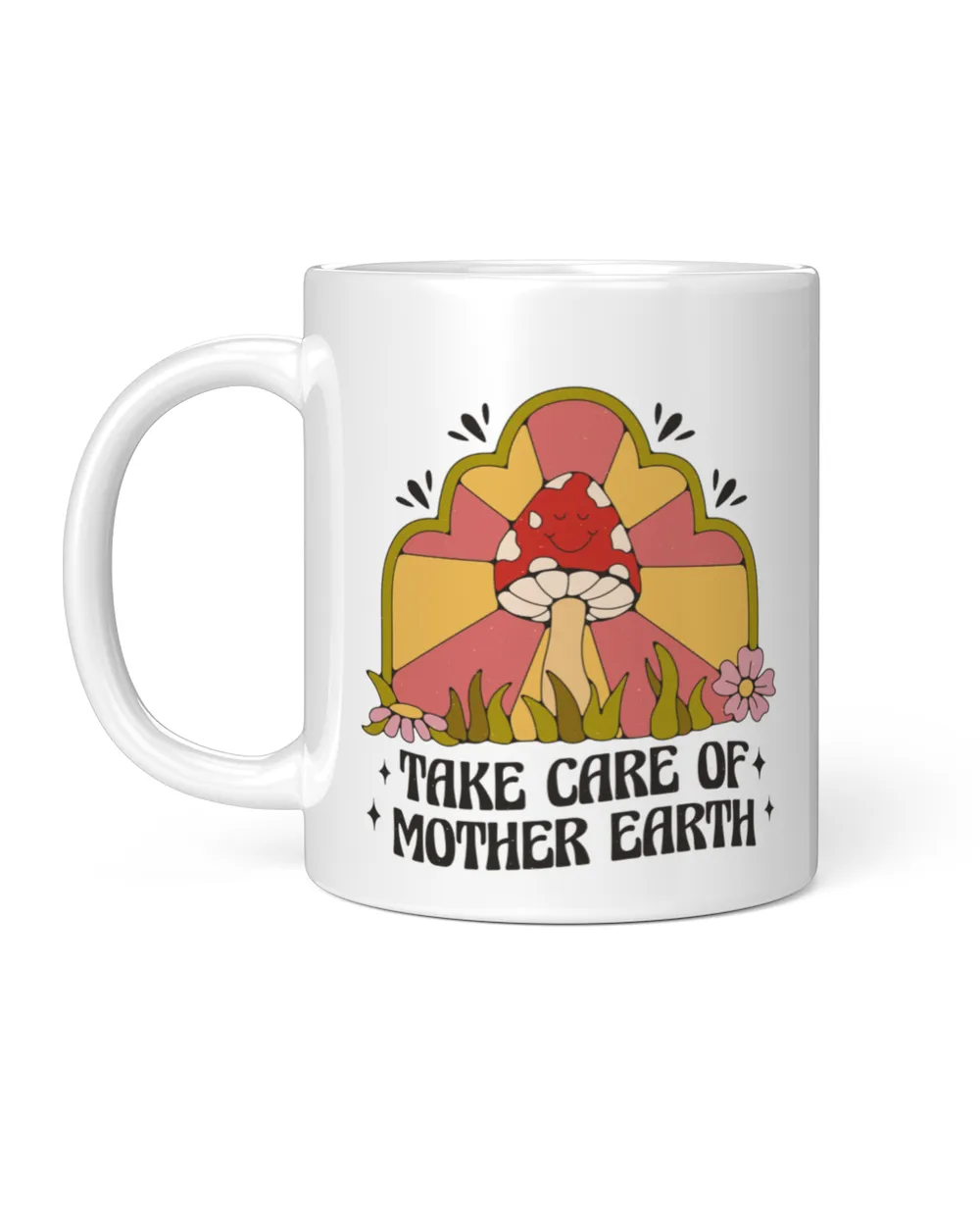 Take care of mother earth T-Shirt White Mug white 11oz