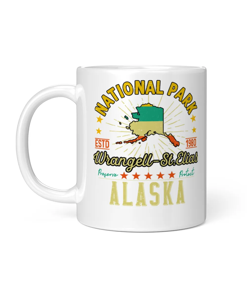 Vintage WrangellStElias National Park Alaska1100 T-Shirt