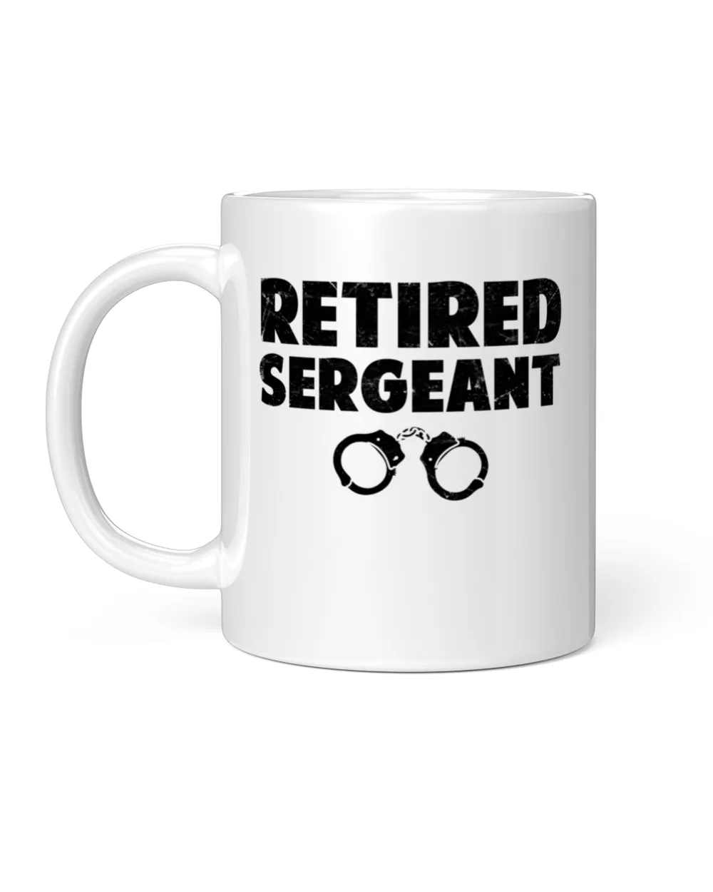 Retired Sergeant Police Thin Blue Line T-Shirt