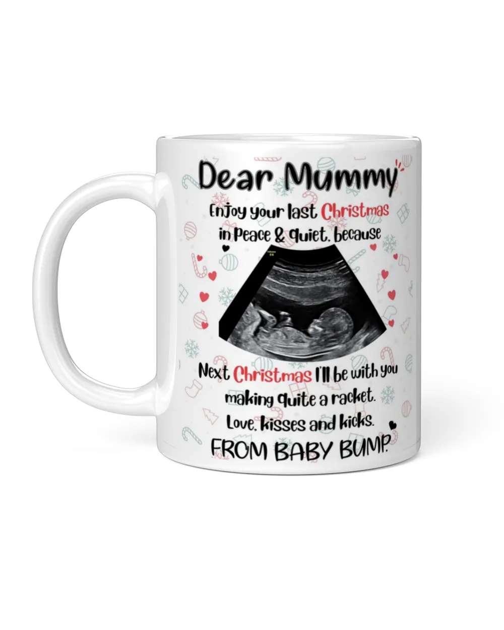 Personalized Mummy I Can't Wait To Meet You Mug 5