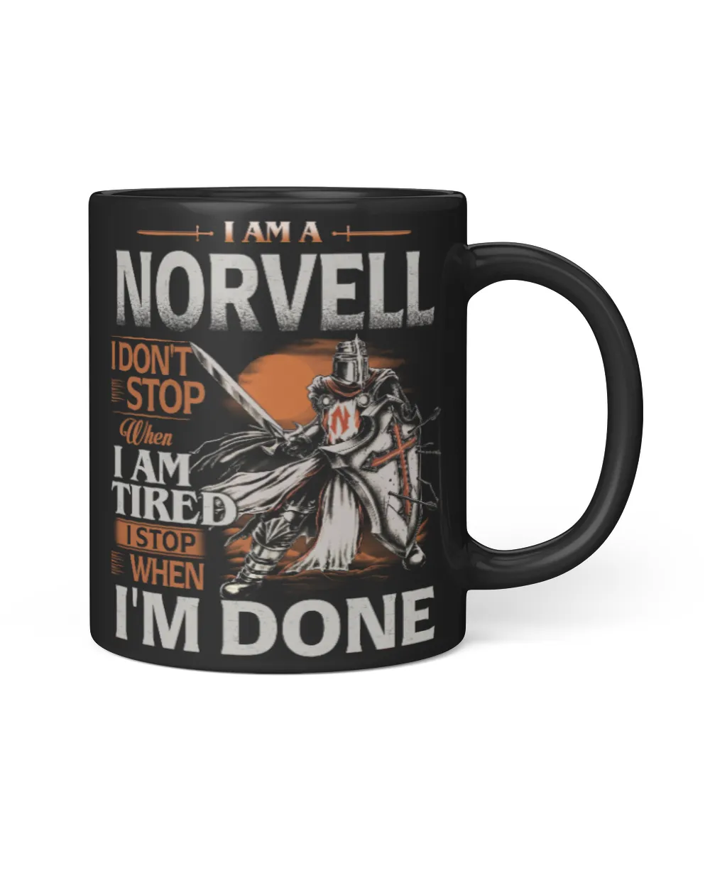 NORVELL Black Mug black 11oz