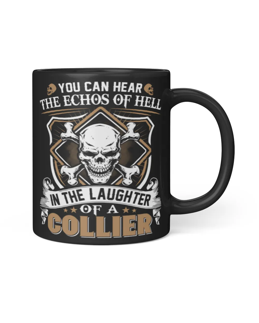 COLLIER Black Mug black 11oz