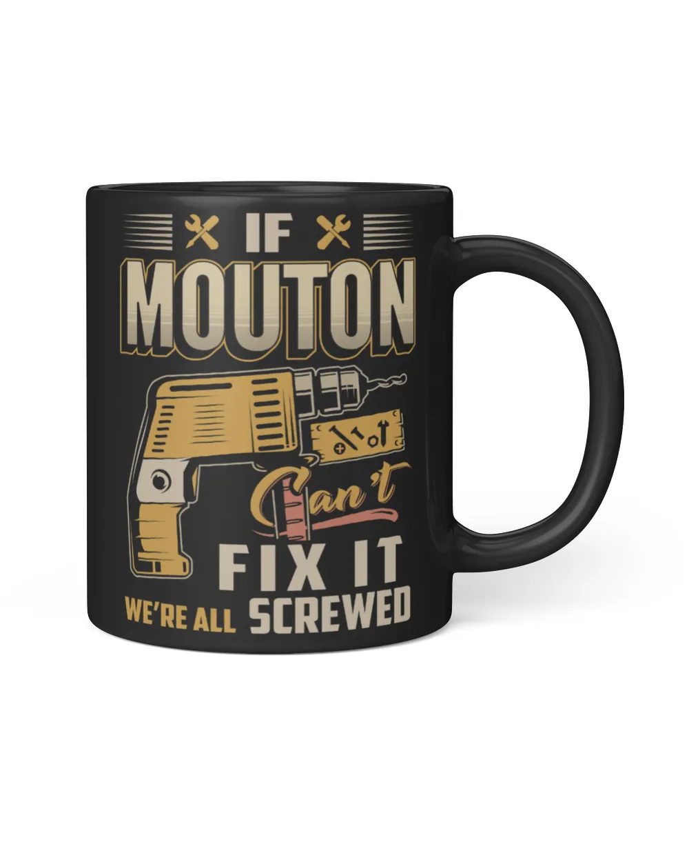MOUTON Black Mug black 11oz