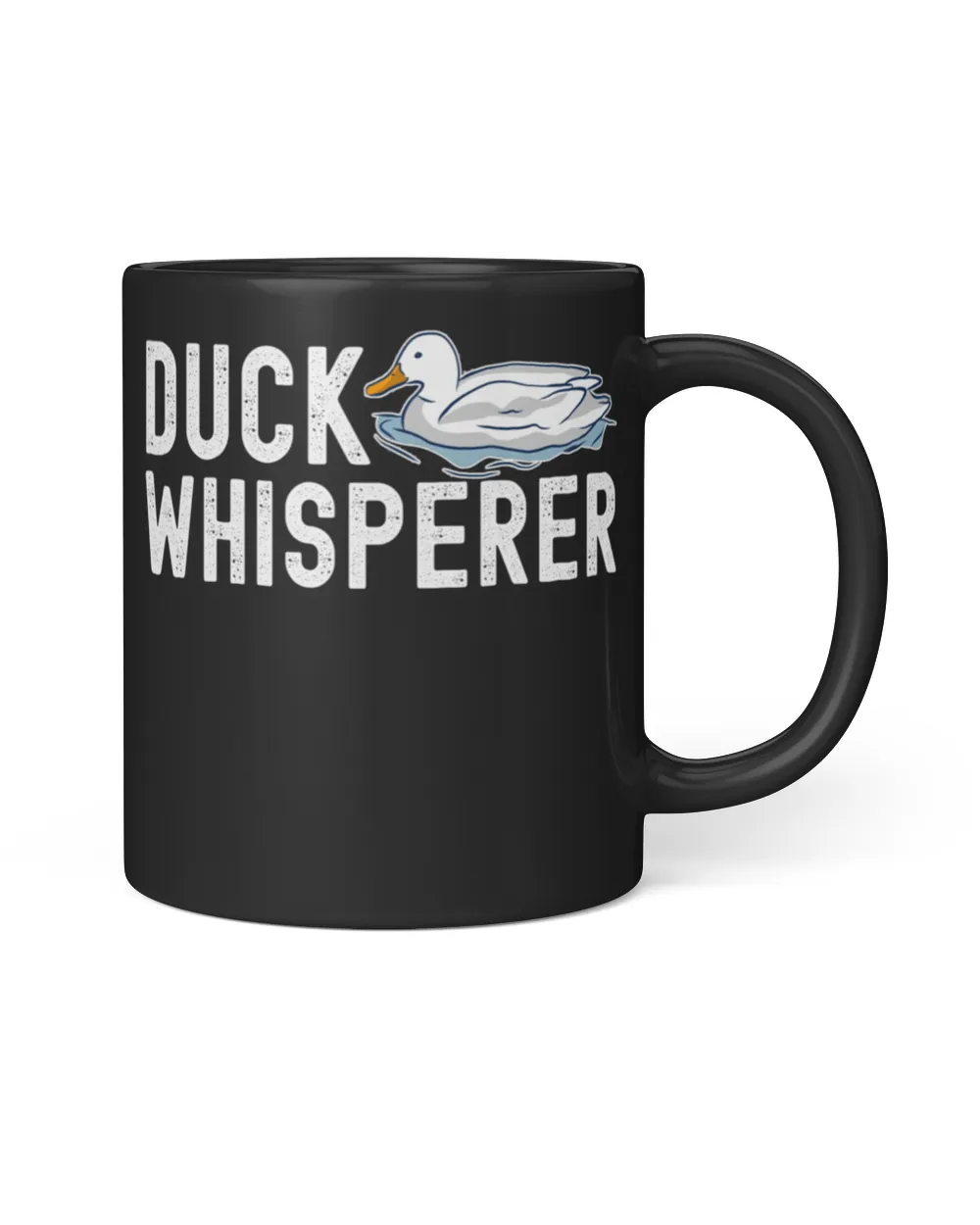 Duck whisperer Black Mug black 11oz