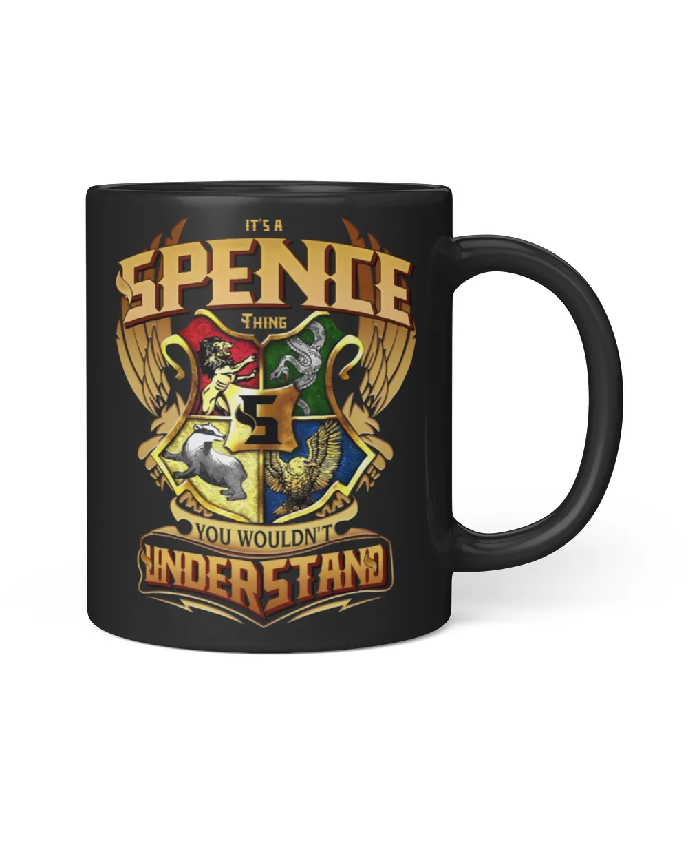 SPENCE Black Mug black 11oz