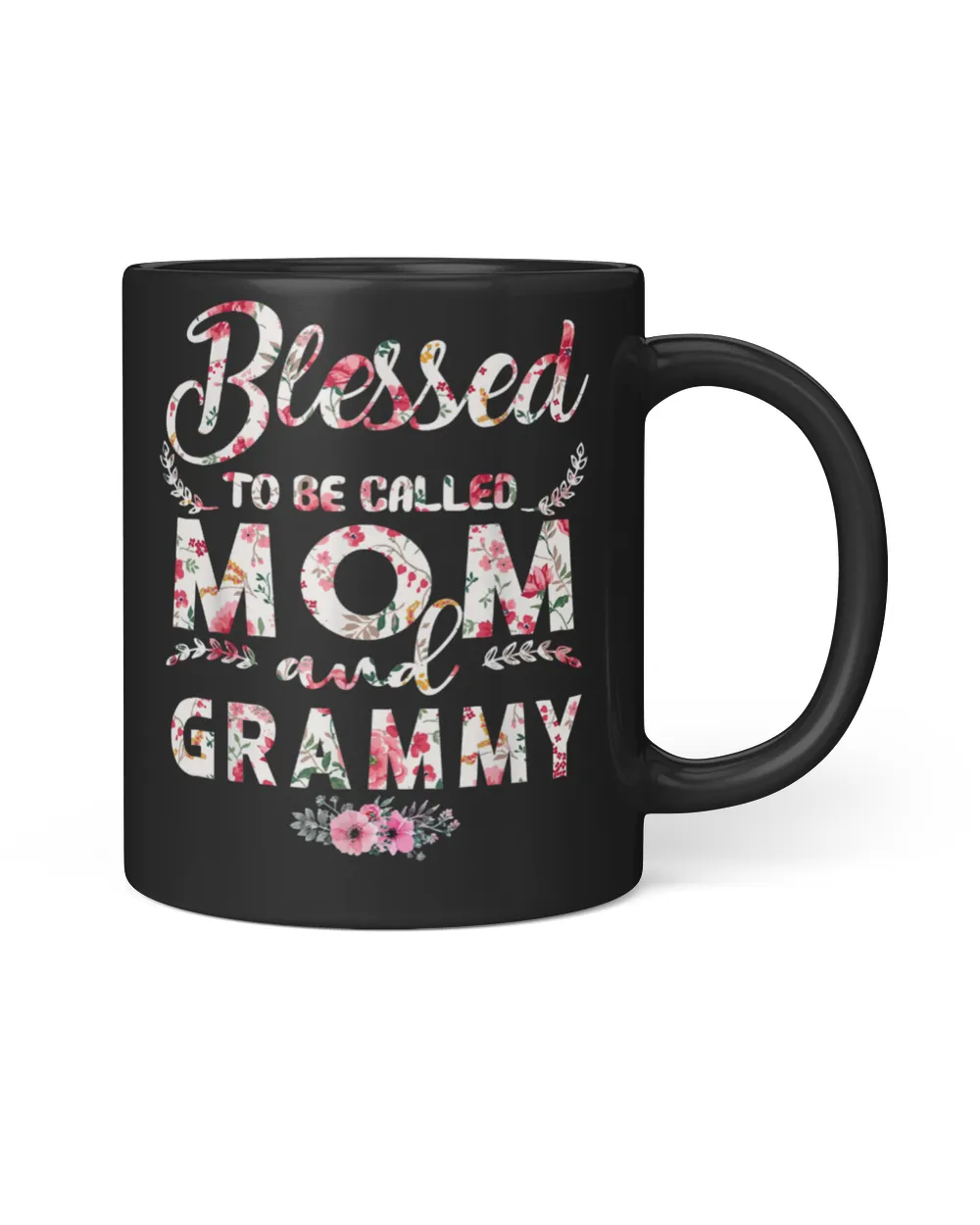 Mother Grandma Womens Blessed To Be Called Mom And Grammy Mothers D 516 Mom Grandmother