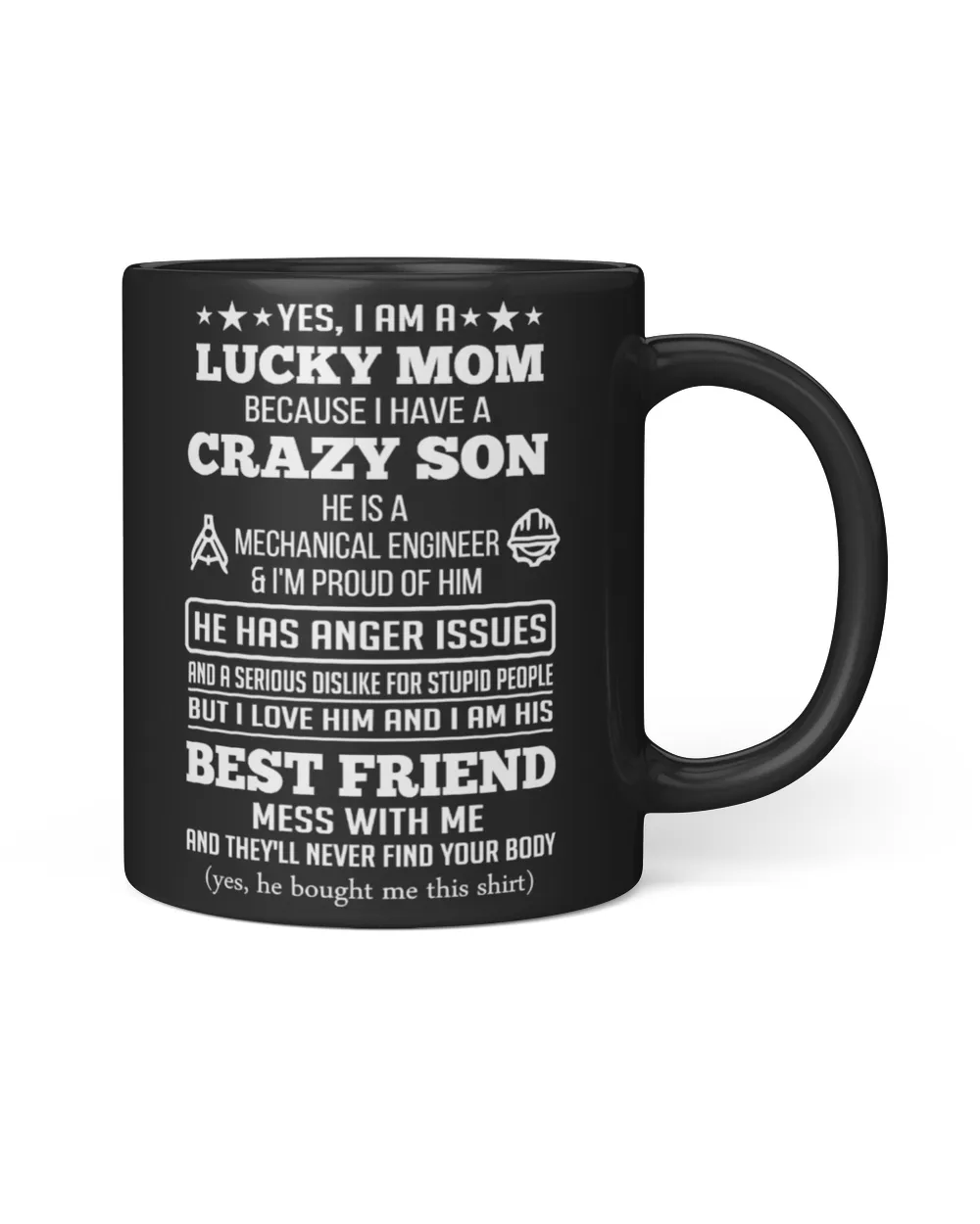 Mother Grandma Yes i am a LUCKY MOM because i have a carzy son 182 Mom Grandmother