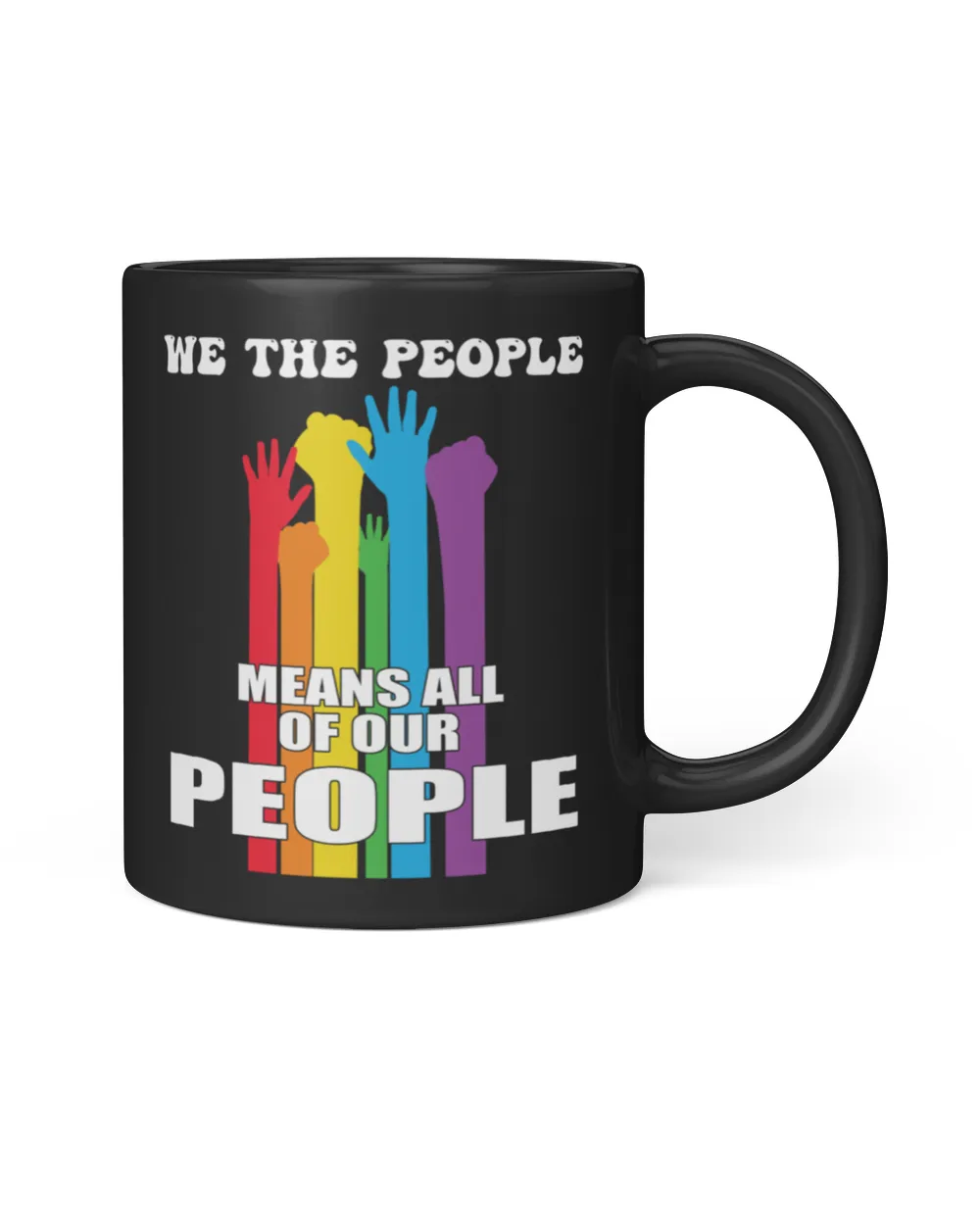 We The People Means all of our People LGBTQ Pride Month  T-Shirt