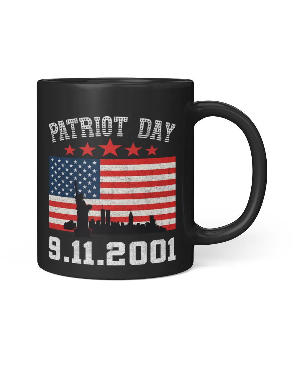 Patriot Day   T-Shirt Black Mug black 11oz