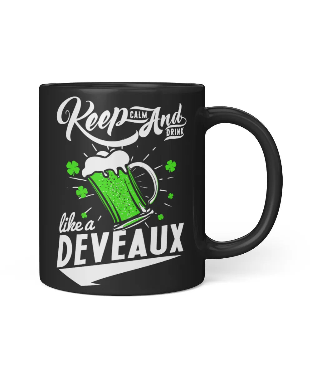 DEVEAUX Black Mug black 11oz