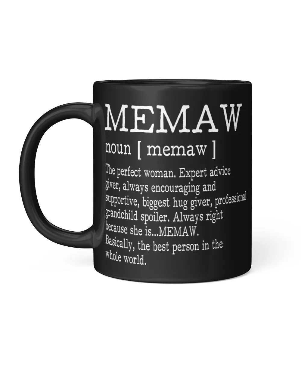Memaw Definition Grandma Shirt Mother's Day Gifts