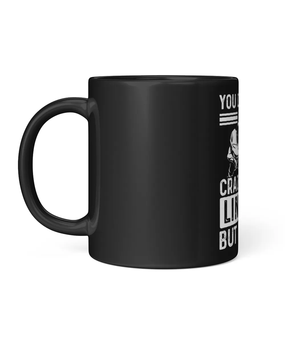 OLine Player Pass Block Center Right Guard Left Tackle Black Mug 11oz black 11oz