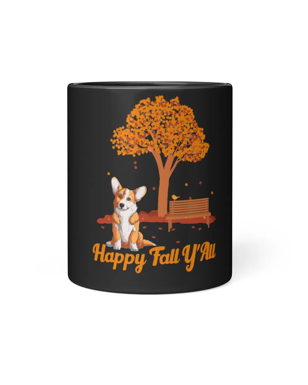 Welsh Corgi Dog Happy Fall YAll Funny Welsh Corgi Autumn Fall Season 64 Corgis