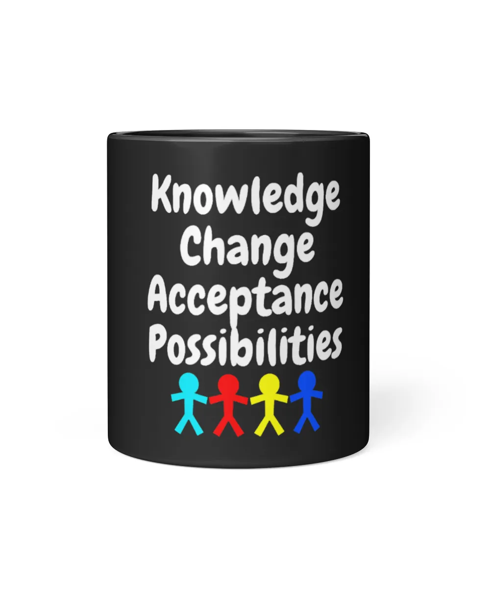 Knowledge Change Acceptance Possibilities Black Mug 11oz black 11oz