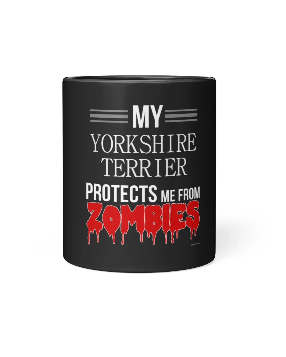 Yorkshire Terrier Funny Zombie Yorkshire Terrier Dog Shirt Yorkie