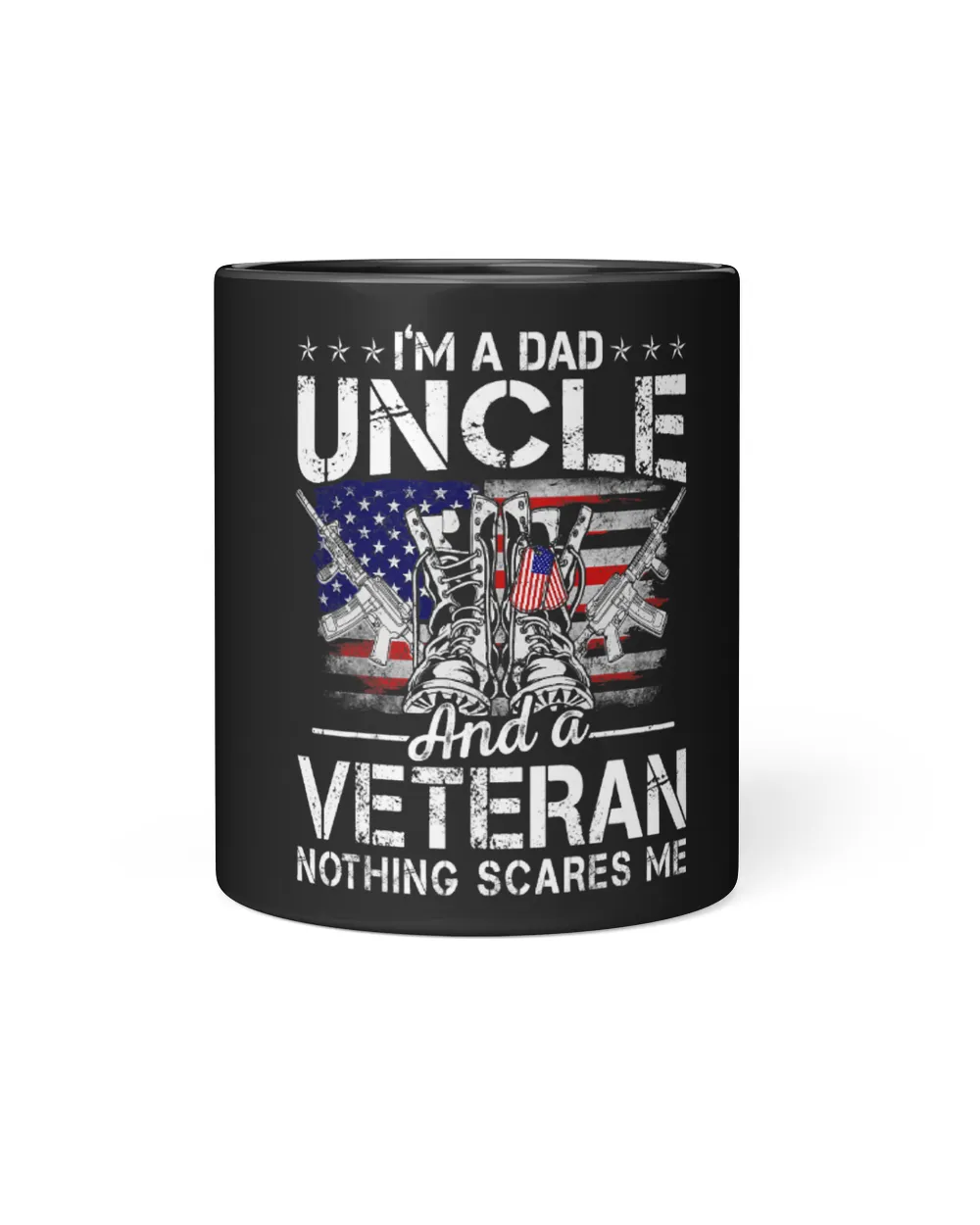 Veteran Vets Men Distressed Im A Dad Uncle Shirt Veteran Fathers Day 1 Veterans