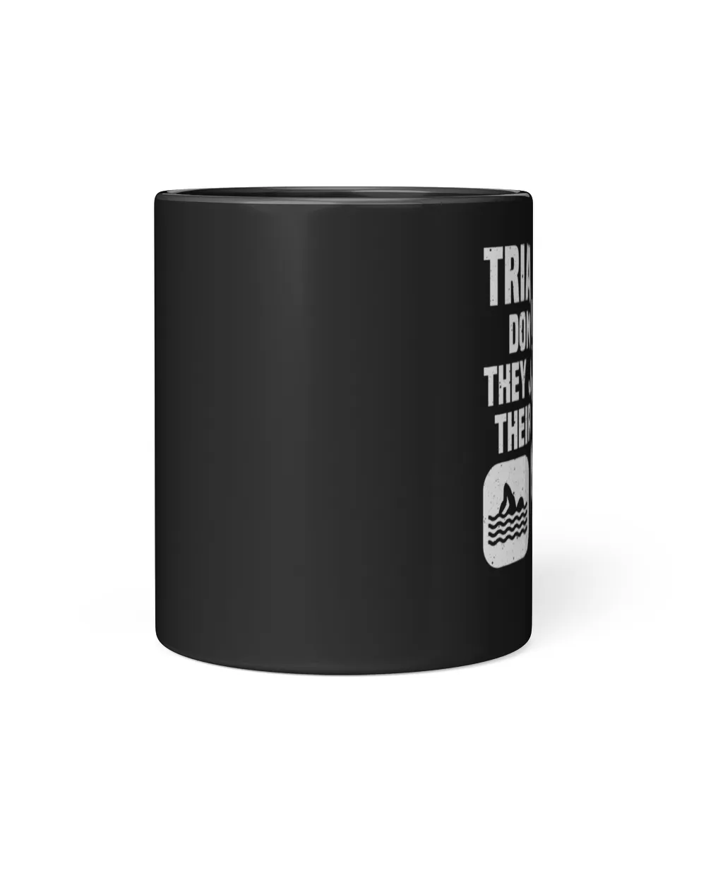 Triathletes don't get old they just change their age group Black Mug 11oz black 11oz