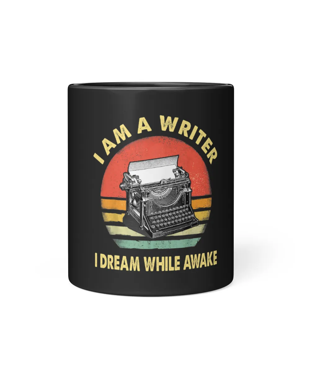 writer i dream while awake write book writer men women Black Mug 11oz black 11oz