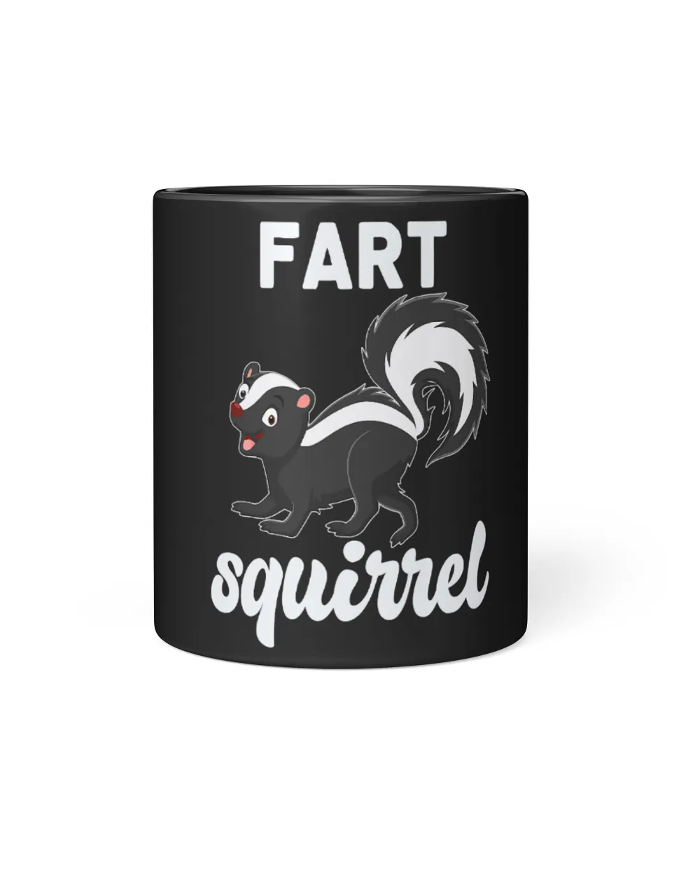 Fart Squirrel 2Hilarious Skunk Themed Graphic Idea